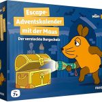 FRANZIS 67169 - Escape Adventskalender mit der Maus - Der versteckte Burgschatz, 24 spannende Rätsel für die Adventszeit, für Kinder ab 7 Jahren