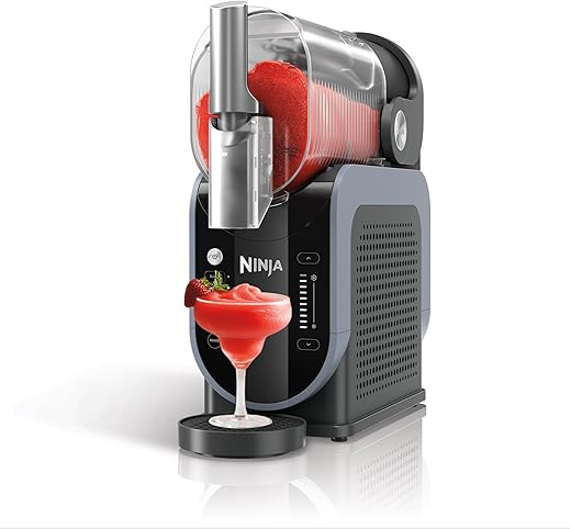 Ninja SLUSHi Maschine für Slush, Eis-Cocktails, Frappé, Milchshakes & gefrorenen Saft, ohne Eis oder Vorbereitungsaufwand, WhisperChill-Technology, fasst 1,9 L, Grün, FS301EUTG