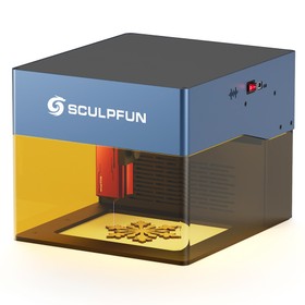 Sculpfun iCube Pro Max 10W Lasergravierer 008mm Laserpunkt 10000mmmin Geschwindigkeit 32BitMotherboard und Rauchfilter 120120mm