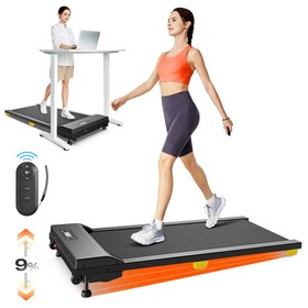 SYSURO S1L Walking Pad Laufband 100kg 6kmh 9 Steigung 5lagiges Band LEDAnzeige Fernbedienung